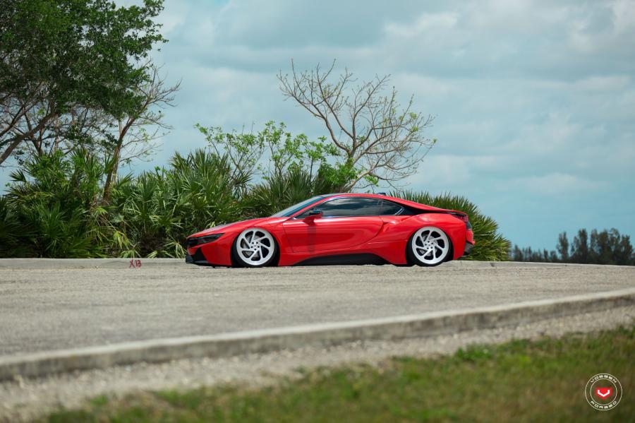  BMW i8 on Vossen Wheels (LC-108T) 2017 года  (фото 50 из 68)